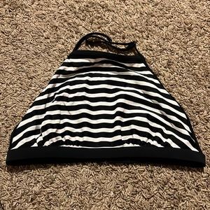 Striped Halter swimsuit top